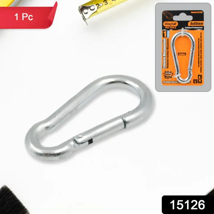 15126 Stainless Steel Snap Hook (8×80 MM / 1 Pc)