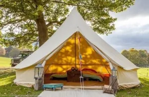 5m Bell Tent 'Pro' 360gsm 100% Proban© Flame Resistant Canvas | StoveMate