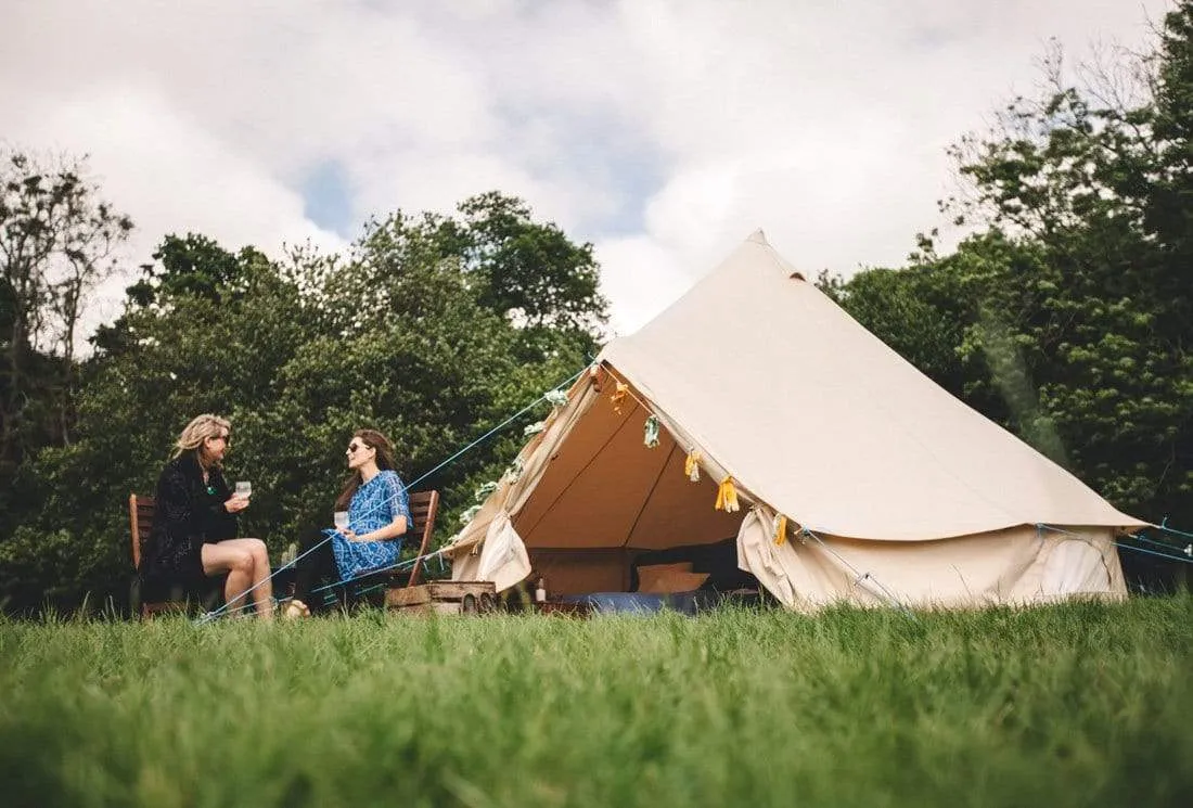 5m Bell Tent 'Pro' 360gsm 100% Proban© Flame Resistant Canvas | StoveMate