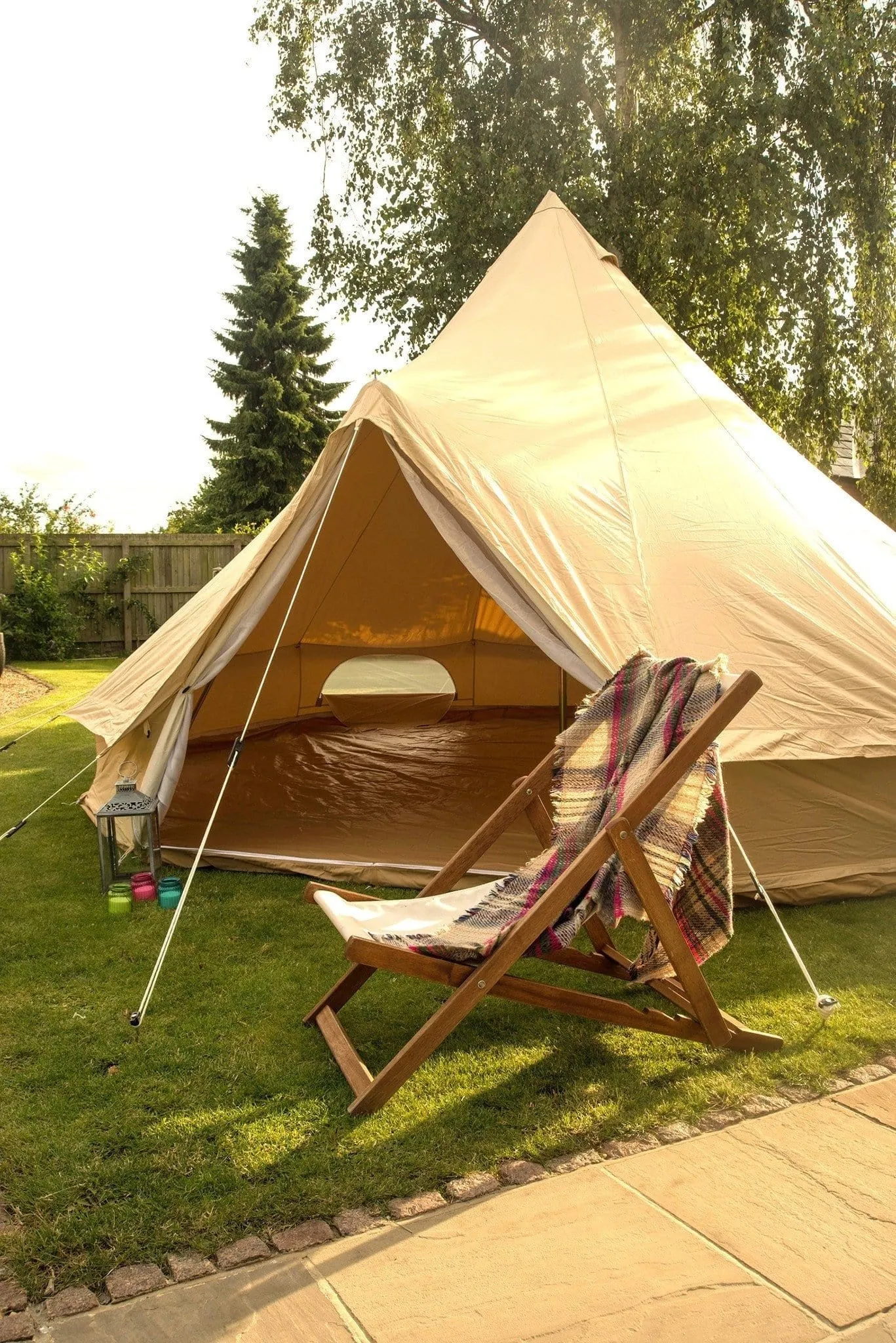 5m Bell Tent 'Pro' 360gsm 100% Proban© Flame Resistant Canvas | StoveMate