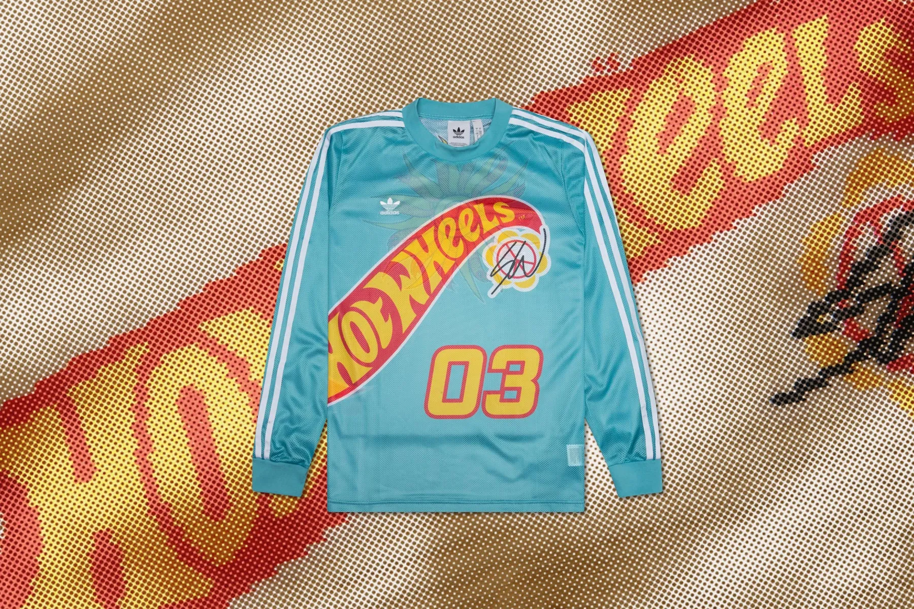 Adidas x Sean Wotherspoon x Hot Wheels Mesh L/S Tee - Minton