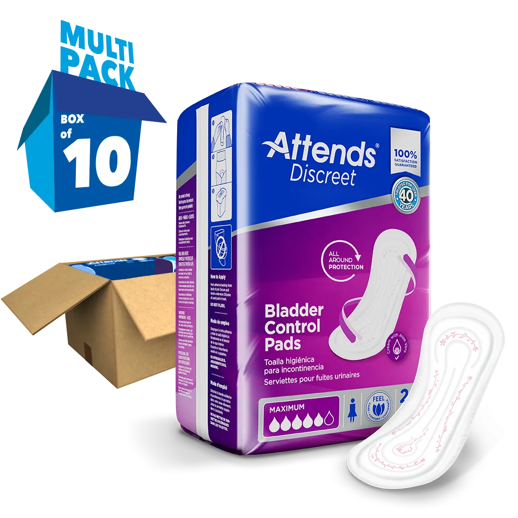 Attends Discreet Women's Maximum Pads