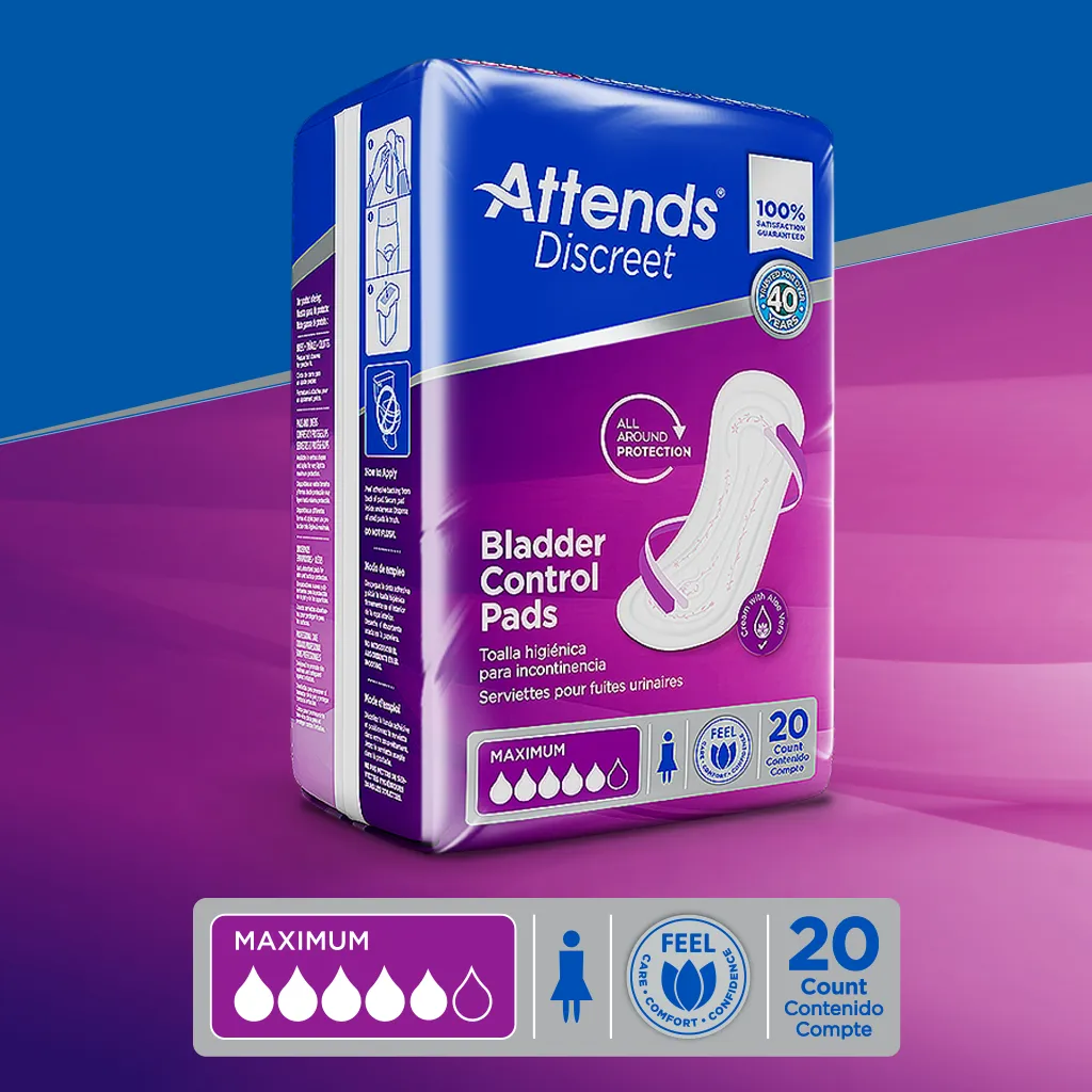 Attends Discreet Women's Maximum Pads