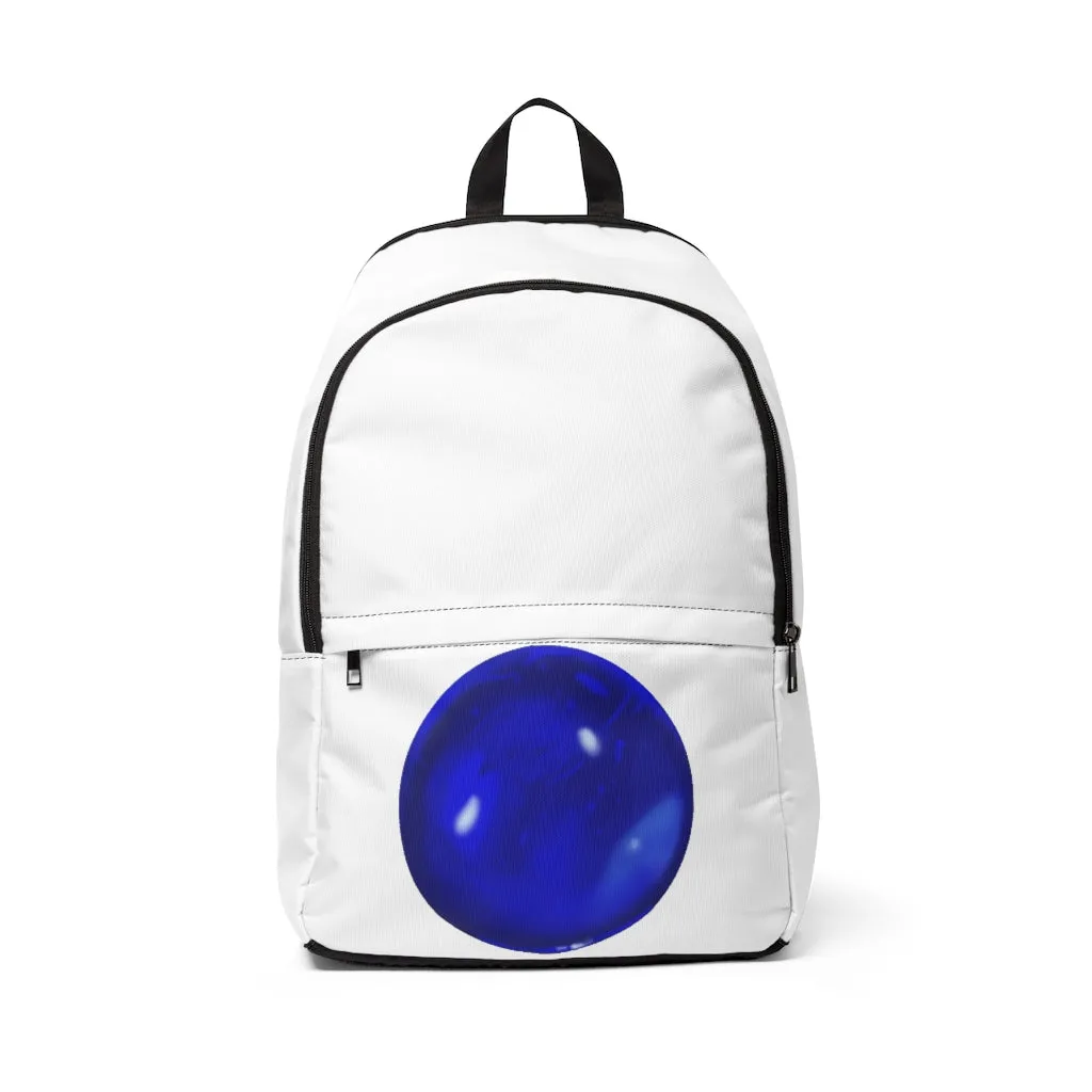 Blue Orb Unisex Fabric Backpack