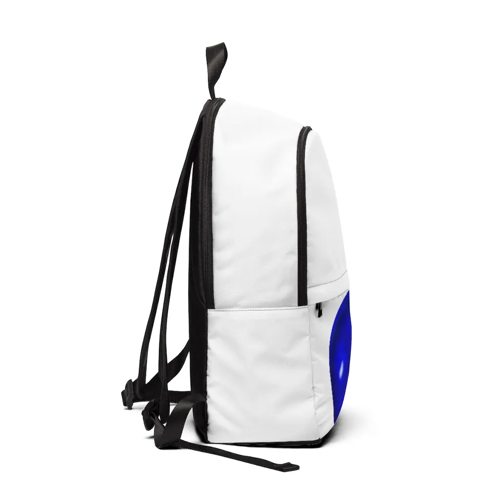 Blue Orb Unisex Fabric Backpack