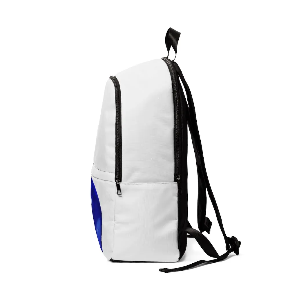 Blue Orb Unisex Fabric Backpack