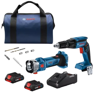 BOSCH 18V 2-Tool Combo Kit w/ Screw Gun & Cut-Out Tool