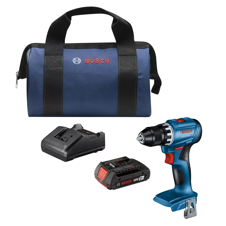 BOSCH 18V Compact 1/2" Drill/Driver Kit