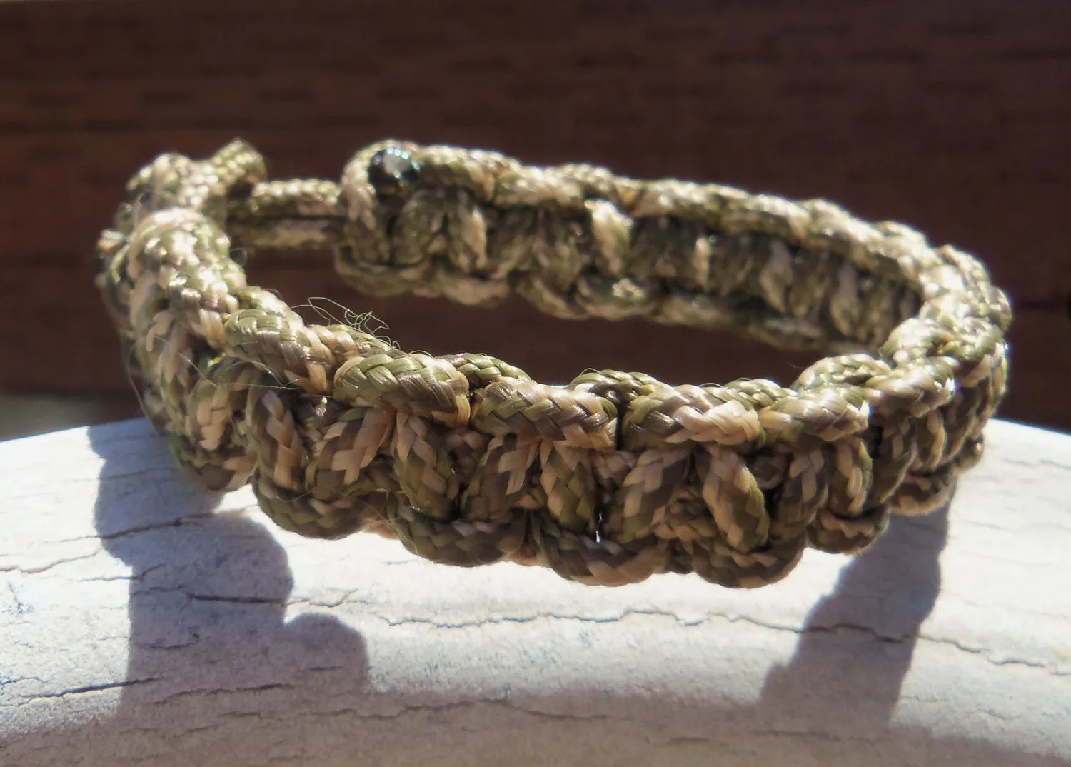 Camouflage Hand made Custom 325 Paracord Survivalist Bracelet Camo Gift for Hunter Outdoorsman Fisherman Climber Hiker