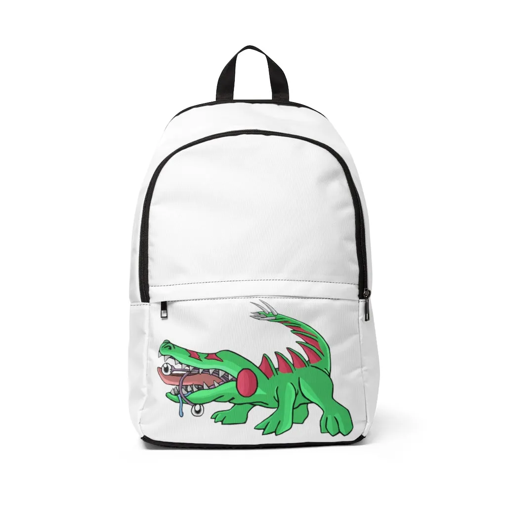 Crocodilas Unisex Fabric Backpack