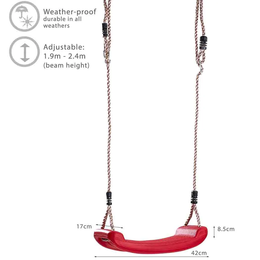 Deluxe Plastic Swing Seat - Versatile Hanging Options