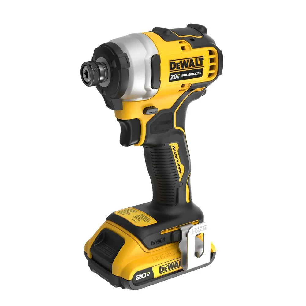 DeWalt DCF809D1 ATOMIC 20V MAX Brushless Cordless Compact 1/4 in. Impact Driver Kit