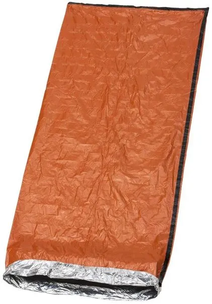 Emergency Bivvy with Rescue Whistle - Orange