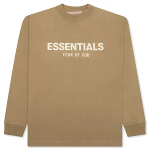 Essentials Kid's L/S Tee - Oak