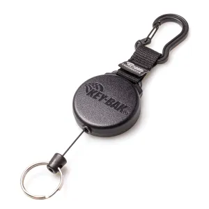 KEY-BAK SECURIT Heavy Duty Retractable Carabiner Keychain