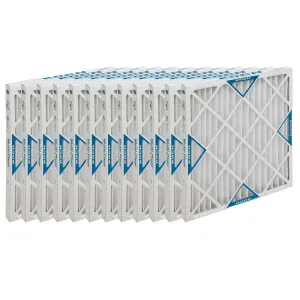 Koch Air Filter 16 x 16 x 1 MERV 8 Pleated Air Filter - 12 Pack