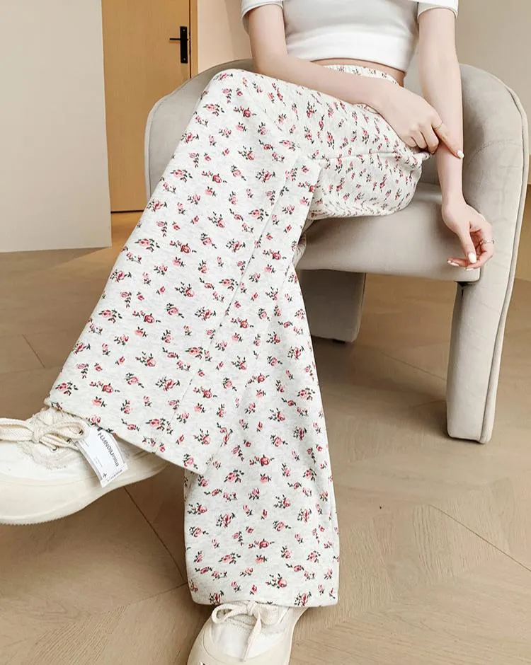 Leena Floral Print Lounge Pants