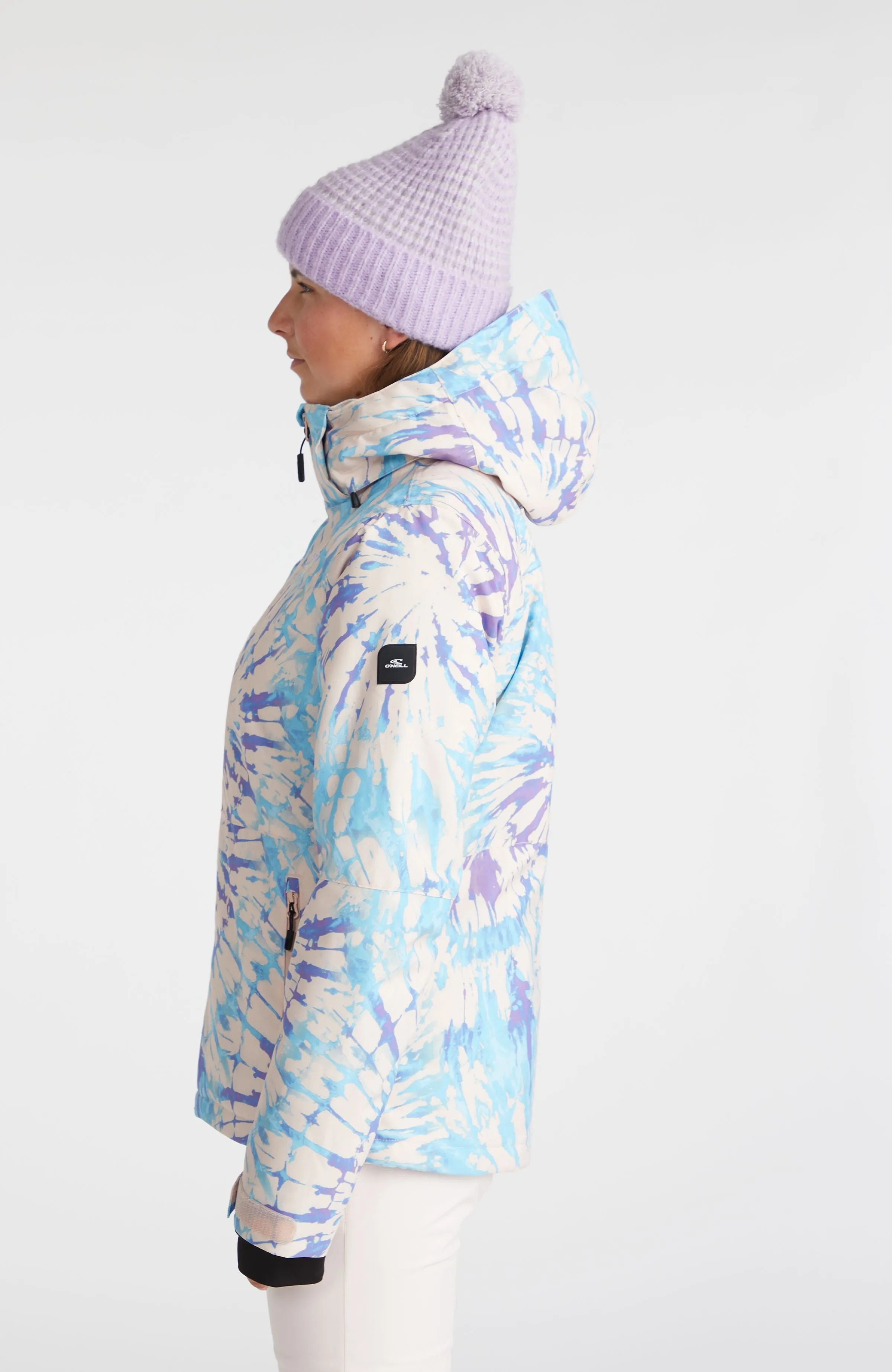 Lite Snow Jacket | Pink Tie Dye