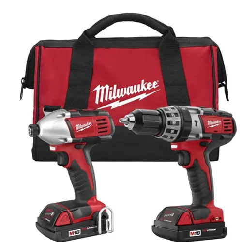 Milwaukee 2697-22CT M18 Cordless LITHIUM-ION 2-Tool Combo Kit