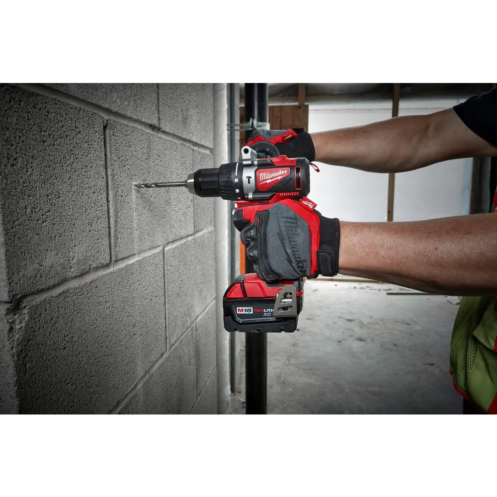 Open Box -  Milwaukee 2893-22CX M18 18-Volt 2-Tool 3-Speed Drill and Impact Driver Combo Kit