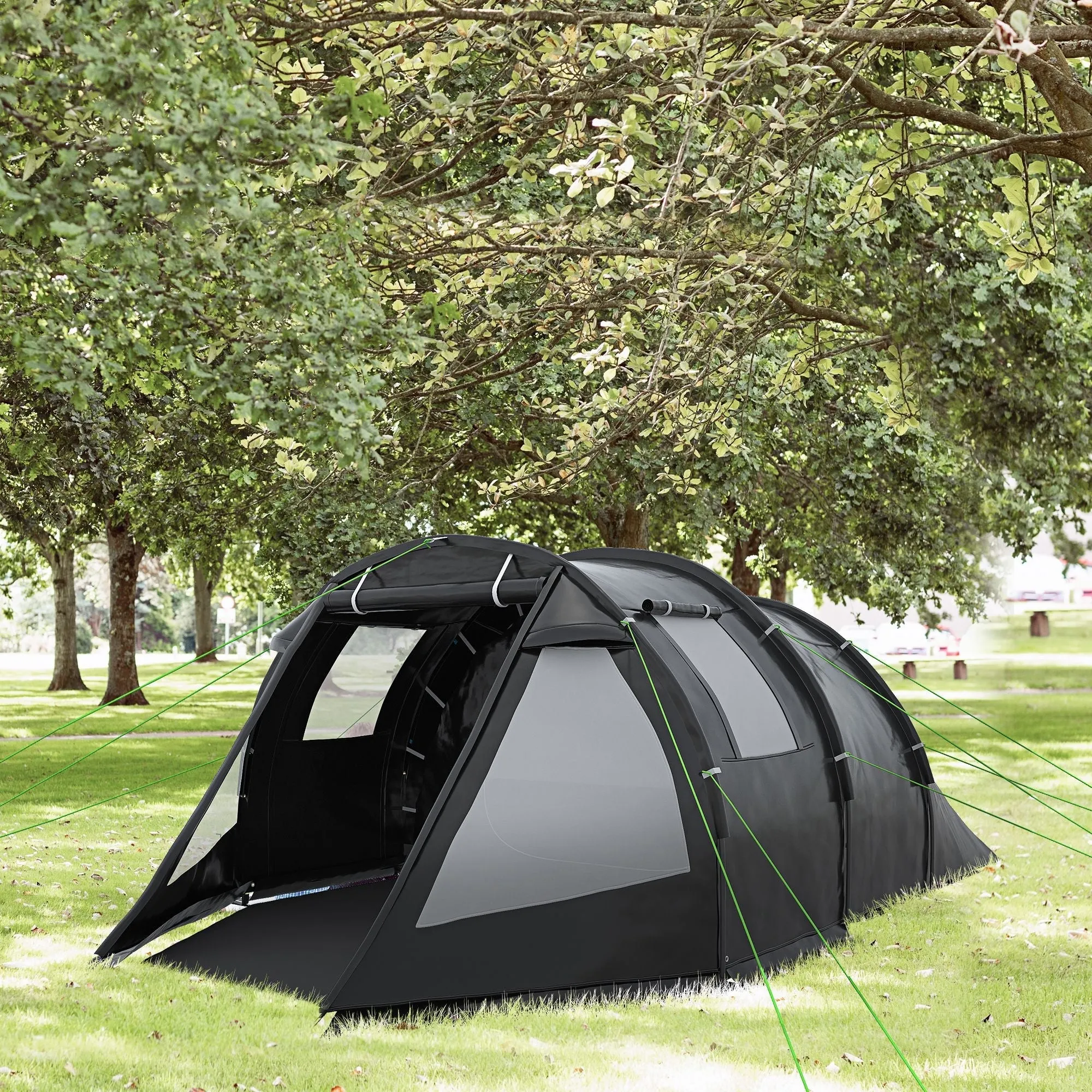 Outsunny 3-4 Man Tunnel Tent