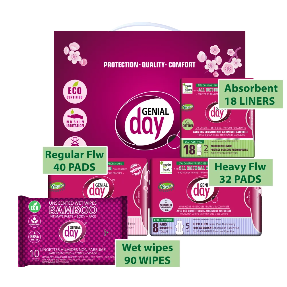 Period Care Kit | Up to 6 month supply