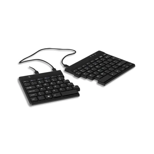 R Go Tools Split Ergonomic Keyboard, Qwerty (Fr), Black, Wired Rgosp-Frwibl