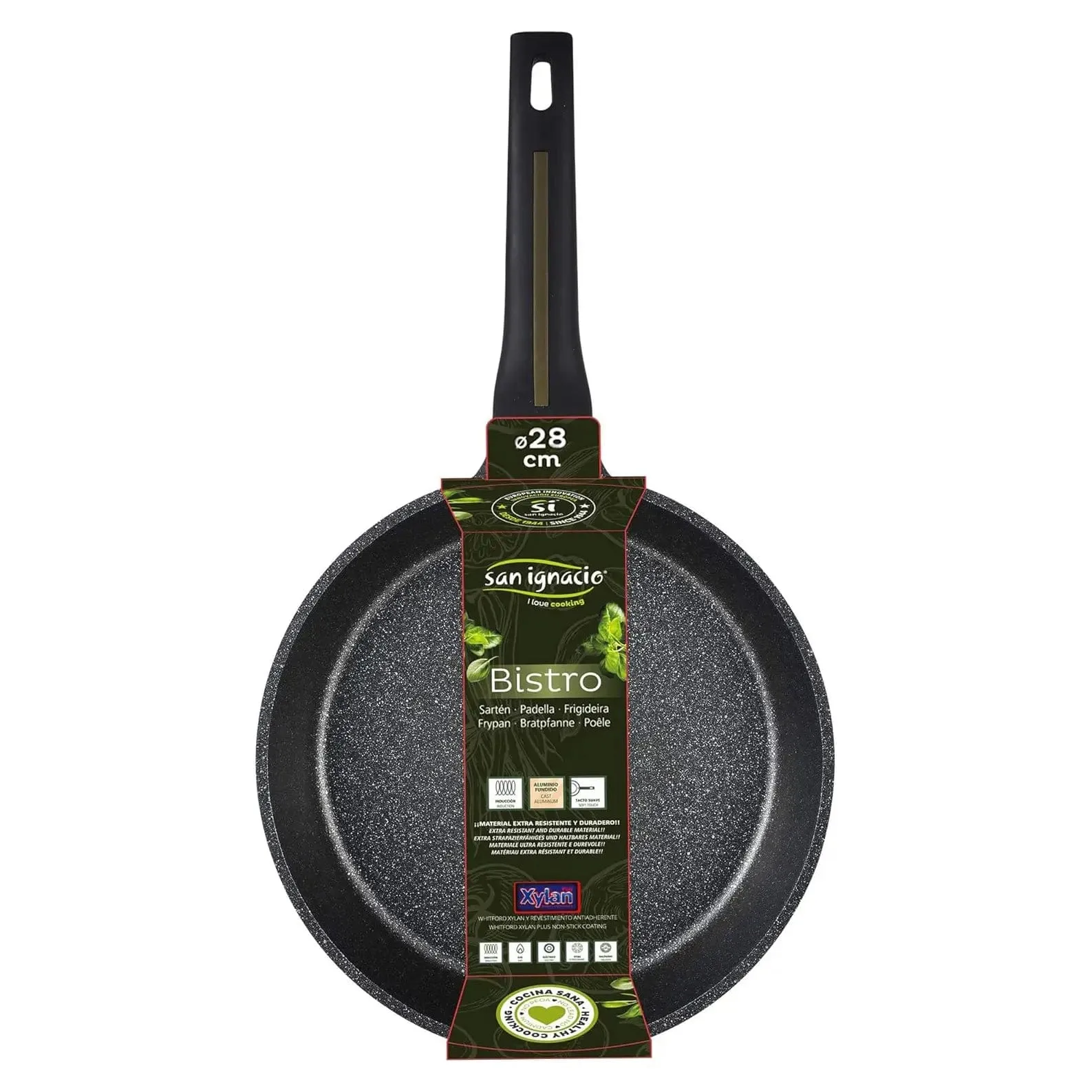 San Ignacio Bistro Frying Pan Cast Aluminium Deep Wall Non-Stick