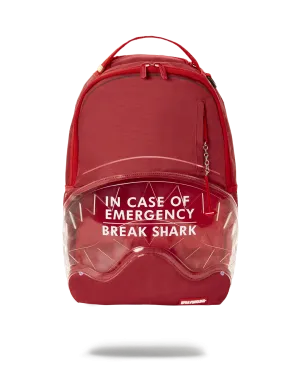 Sprayground Break In Case Of Emergency Shark Backpack B4080