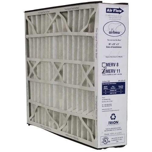 Trion Air Bear 259112-102 - Pleated Air Filter 20"x25"x5" MERV 11