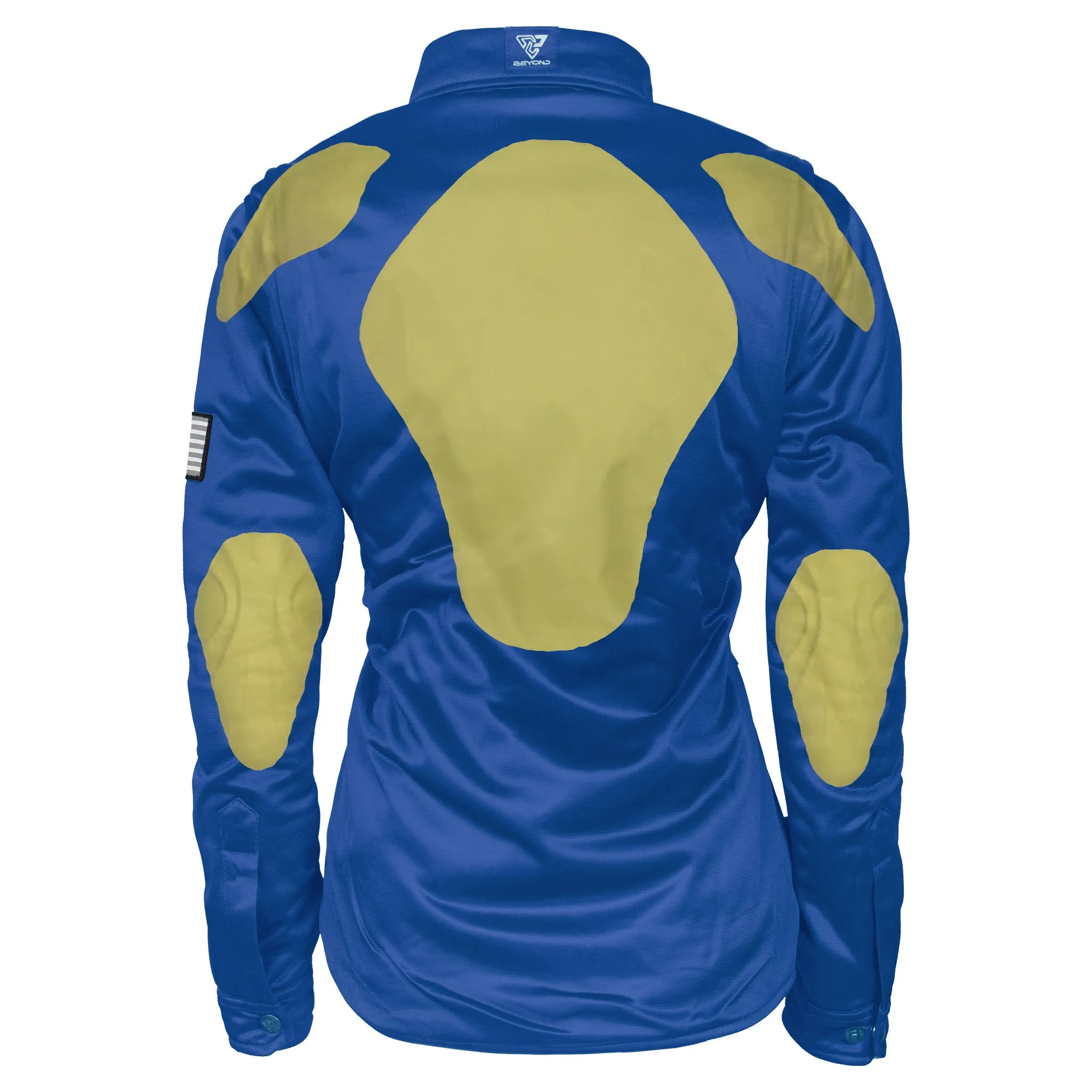 Ultra Protective Shirt for Women - Blue Solid with Pads