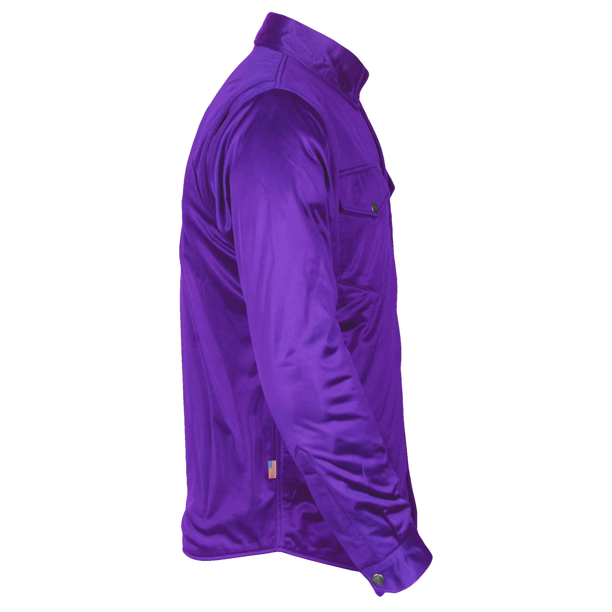 Ultra Protective Shirt - Purple Solid with Pads