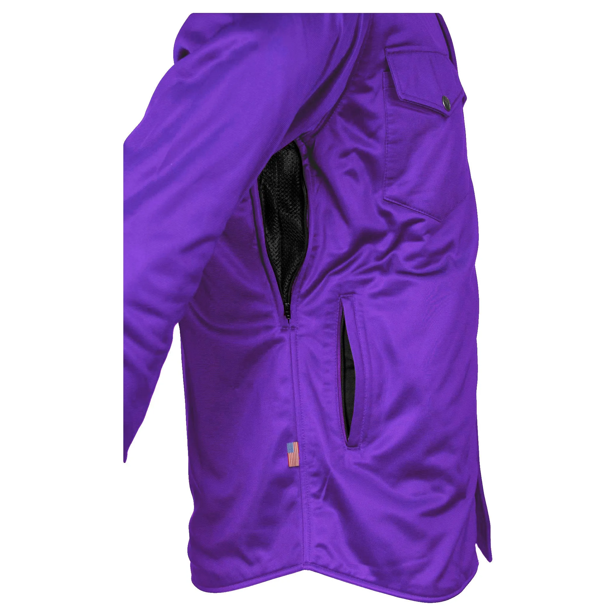 Ultra Protective Shirt - Purple Solid with Pads