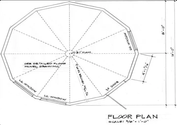 Wooden Yurts Plans - DIY Round House Building Project - Woodworking Build Your Own